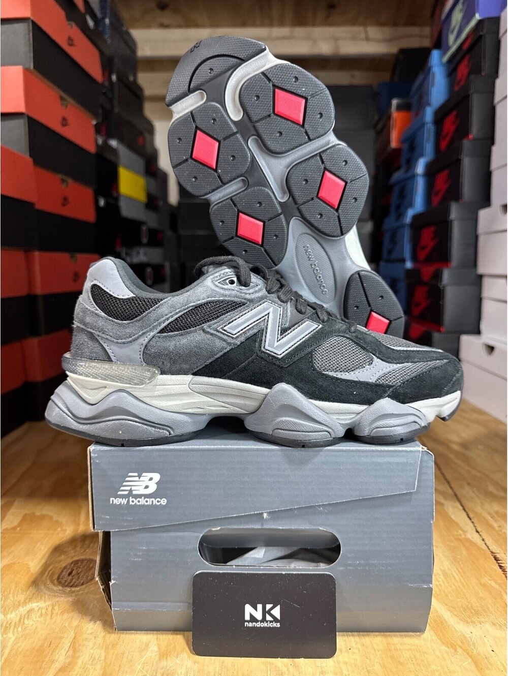 New Balance 9060 'Black Castlerock' U9060BLK BRAND NEW MENS SIZE 13